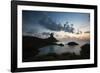 The Islands of Fernando De Noronha at Sunset with Morro Do Pico-Alex Saberi-Framed Photographic Print