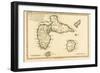 The Islands of Guadeloupe, Marie-Galante, La Desirade, and the Isles Des Saintes, French Colonies…-Charles Marie Rigobert Bonne-Framed Giclee Print