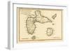 The Islands of Guadeloupe, Marie-Galante, La Desirade, and the Isles Des Saintes, French Colonies…-Charles Marie Rigobert Bonne-Framed Giclee Print