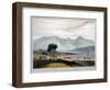 'The Isle of Arran taken near Ardrossan', Scotland, 1817-William Daniell-Framed Giclee Print