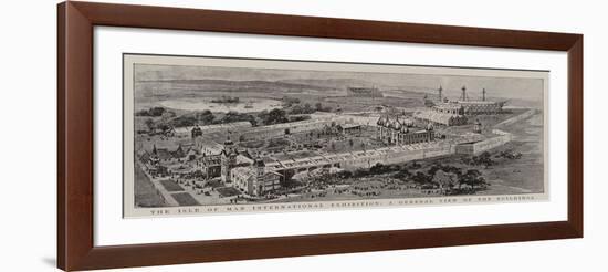 The Isle of Man International Exhibition, a General View of the Buildings-null-Framed Giclee Print