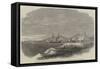 The Isle of Mussowah, in the Red Sea, the Head-Quarters of the Abyssinian Relief Mission-null-Framed Stretched Canvas