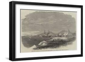 The Isle of Mussowah, in the Red Sea, the Head-Quarters of the Abyssinian Relief Mission-null-Framed Giclee Print
