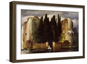 The Isle of the Dead, 1886-Arnold Bocklin-Framed Giclee Print