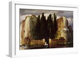 The Isle of the Dead, 1886-Arnold Bocklin-Framed Giclee Print