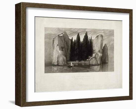 The Isle of the Dead, 1890-Max Klinger-Framed Giclee Print