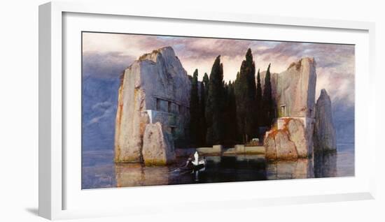 The Isle of the Dead by Arnold B¶Cklin-Fine Art-Framed Photographic Print