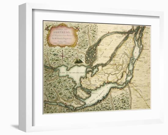 The Isles Of Montreal 1761-Vintage Lavoie-Framed Giclee Print