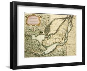 The Isles Of Montreal 1761-Vintage Lavoie-Framed Giclee Print