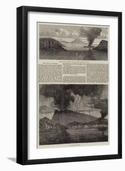 The Isles of Santorin-null-Framed Premium Giclee Print