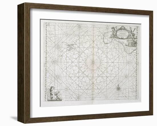 The Isles of Scilly and Cornwall, from 'Great Britain's Coasting Pilot', Published 1776 (Engraving)-Captain Greenville Collins-Framed Giclee Print