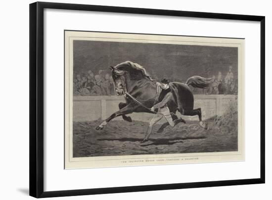 The Islington Horse Show, Trotting a Roadster-John Charlton-Framed Giclee Print