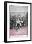 The Ismaillolo Brothers Wrestling, the Folies Bergère, 1895-F Meaulle-Framed Giclee Print