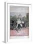 The Ismaillolo Brothers Wrestling, the Folies Bergère, 1895-F Meaulle-Framed Giclee Print