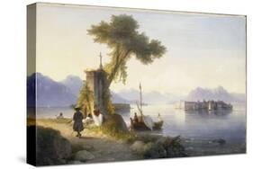 The Isola Bella on Lago Maggiore, 1843-Ivan Konstantinovich Aivazovsky-Stretched Canvas