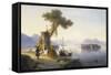 The Isola Bella on Lago Maggiore, 1843-Ivan Konstantinovich Aivazovsky-Framed Stretched Canvas