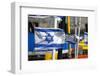 The Israeli Flag Fly's in the Breeze at the Harbor in Jaffa, Israel-David Noyes-Framed Photographic Print