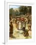 The Israelite Priests holding the Ark - Bible-William Brassey Hole-Framed Giclee Print