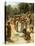 The Israelite Priests holding the Ark - Bible-William Brassey Hole-Stretched Canvas