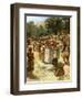 The Israelite Priests holding the Ark - Bible-William Brassey Hole-Framed Giclee Print