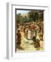 The Israelite Priests holding the Ark - Bible-William Brassey Hole-Framed Giclee Print