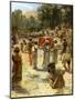 The Israelite Priests holding the Ark - Bible-William Brassey Hole-Mounted Giclee Print