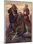 The Israelites are Enabled to Defeat the Amalekites Because Moses Arms are Held up by Aaron and Hur-John Everett Millais-Mounted Photographic Print