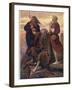 The Israelites are Enabled to Defeat the Amalekites Because Moses Arms are Held up by Aaron and Hur-John Everett Millais-Framed Photographic Print