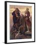 The Israelites are Enabled to Defeat the Amalekites Because Moses Arms are Held up by Aaron and Hur-John Everett Millais-Framed Photographic Print