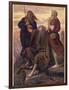 The Israelites are Enabled to Defeat the Amalekites Because Moses Arms are Held up by Aaron and Hur-John Everett Millais-Framed Photographic Print