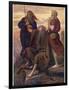 The Israelites are Enabled to Defeat the Amalekites Because Moses Arms are Held up by Aaron and Hur-John Everett Millais-Framed Photographic Print