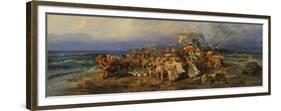 The Israelites Crossing of the Red Sea, Second Half of the 19th C-Vasilii Kotarbinsky-Framed Giclee Print