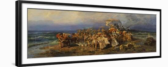 The Israelites Crossing of the Red Sea, Second Half of the 19th C-Vasilii Kotarbinsky-Framed Giclee Print