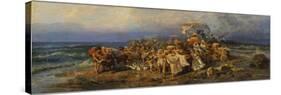 The Israelites Crossing of the Red Sea, Second Half of the 19th C-Vasilii Kotarbinsky-Stretched Canvas