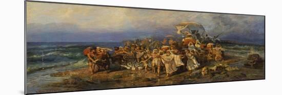 The Israelites Crossing of the Red Sea, Second Half of the 19th C-Vasilii Kotarbinsky-Mounted Giclee Print