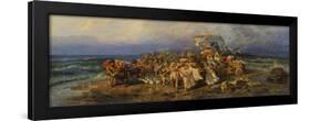 The Israelites Crossing of the Red Sea, Second Half of the 19th C-Vasilii Kotarbinsky-Framed Giclee Print