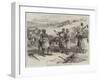 The Isthmus of Suez Maritime Canal, Labourers Removing Earth-Arthur Hopkins-Framed Giclee Print