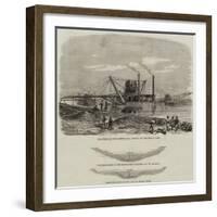 The Isthmus of Suez Maritime Canal-null-Framed Giclee Print
