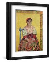 The Italian: Agostina Segatori, 1887-Vincent van Gogh-Framed Giclee Print