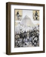 The Italian Army in Amba-Alaghi, 1895-null-Framed Giclee Print