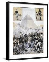 The Italian Army in Amba-Alaghi, 1895-null-Framed Giclee Print