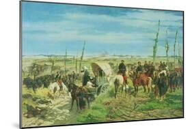 The Italian Camp at the Battle of Magenta, 1859-Giovanni Fattori-Mounted Giclee Print