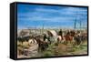The Italian Camp at the Battle of Magenta-Giovanni Fattori-Framed Stretched Canvas