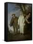 The Italian Comedians, c.1720-Jean Antoine Watteau-Framed Stretched Canvas