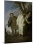 The Italian Comedians, c.1720-Jean Antoine Watteau-Mounted Giclee Print