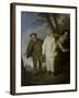 The Italian Comedians, c.1720-Jean Antoine Watteau-Framed Giclee Print