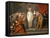 The Italian Comedians, Ca 1720-Jean Antoine Watteau-Framed Stretched Canvas