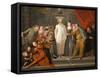 The Italian Comedians. Probably 1720-Jean Antoine Watteau-Framed Stretched Canvas