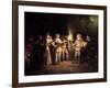 The Italian Comedy, C.1716-Jean Antoine Watteau-Framed Giclee Print