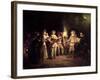 The Italian Comedy, C.1716-Jean Antoine Watteau-Framed Giclee Print